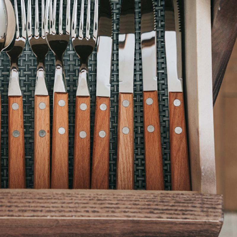 Bouchon de rangement à domicile en bois 31,5 "L Table du buffle rectangulaire moderne