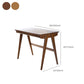 Bureau de bureau de chambre à coucher en bois massif moderne bureau de style, 29,5 pouces de haut