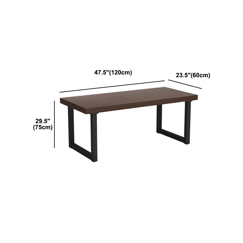 Rectangular Home Office Writing Desk Contemporary Solid Wood Office Desk Clearhalo 'furn' 'furn_office_desk' 'Furniture' 'Office Desks' 'Office Furniture' 'office_desk' 1200x1200_37f4bf68-1798-450f-8bb6-f80d1cbf56c4