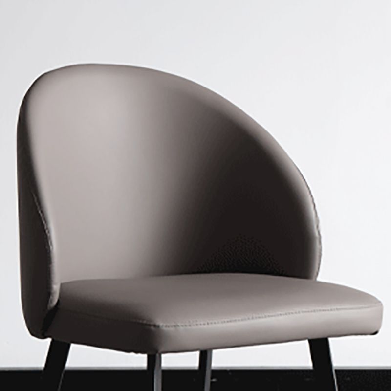 Contemporary Style Chair Dining Armless Chairs for Kitchen with Metal Legs Clearhalo 'Dining Chairs' 'Dining Tables & Seating' 'dining_chair' 'furn' 'furn_dining_chair' 'Furniture' 'furniture_dining_chair' 'Kitchen & Dining Furniture' 1200x1200_37f4cf51-3030-4a10-b861-fbb531ef4ec4