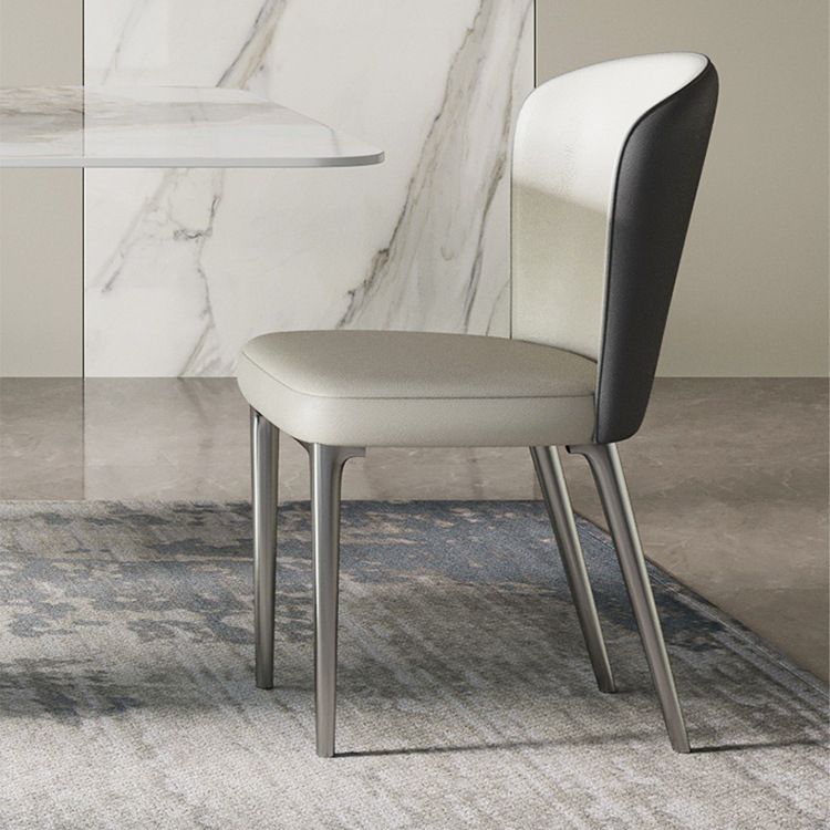 Contemporary Rectangle Dining Table Set Sintered Stone 1/4/7/8 Pieces Dining Set Clearhalo 'Dining Room Sets' 'Dining Tables & Seating' 'dining_room_set' 'furn' 'furn_dining_room_set' 'Furniture' 'Kitchen & Dining Furniture' 1200x1200_37f7ed8f-a74a-465b-a29d-fad9777a6f05