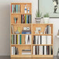 Modern Closed Back Standard Bookshelf Engineered Wood Bookcase