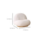 Glam Sectional Sofa White Curved Corner Sleeper Sectional with 3 Pillows