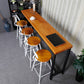 Industrial Style Bar Table Rectangle Solid Wood Pub Bar Table in Brown Clearhalo 'Bar Furniture' 'Bar Tables' 'bar_tables' 'furn' 'furn_bar_tables' 'Furniture' 'Kitchen & Dining Furniture' 1200x1200_37fd5c36-2d0e-4956-b863-fab75455b160