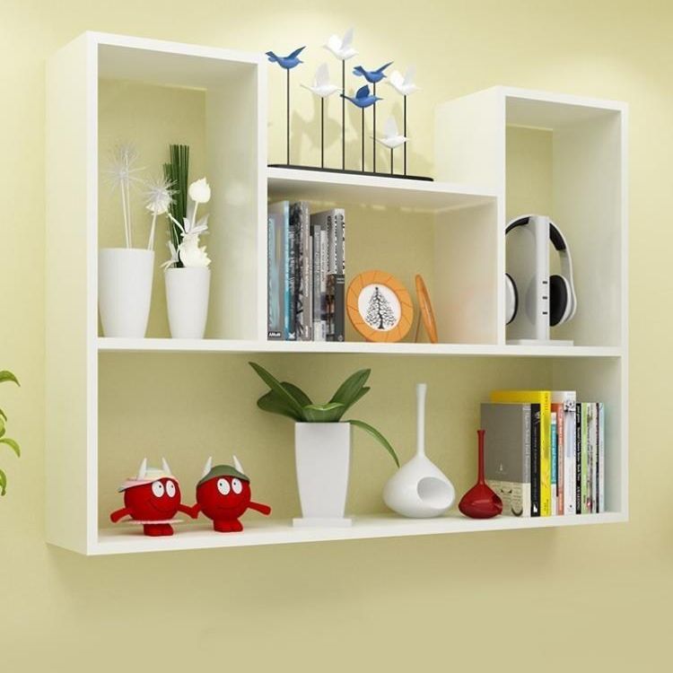 Wall Mounted Bookshelf Scandinavian Style Bookcase for Study Room and Office Clearhalo 'Bookcases' 'furn' 'furn_bookcases' 'Furniture' 'furniture_bookcases' 'Office Furniture' 1200x1200_37fd930c-a320-45c9-8951-e2ca51b9b9ca