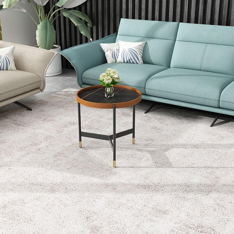 Modern Slate Tray Top 3 Legs Coffee Table White/Black Round Table Clearhalo 'Coffee & Accent Tables' 'Coffee Tables' 'coffee_tables' 'furn' 'furn_coffee_tables' 'Furniture' 'Living Room Furniture' 1200x1200_37fdb572-6247-4701-a3d6-46c1cbe77679