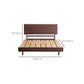 Mid-Century Modern Standard Bed Headboard Bed Frame with Legs