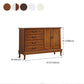Traditional Style Storage Chest Wooden Combo Dresser in White and Brown