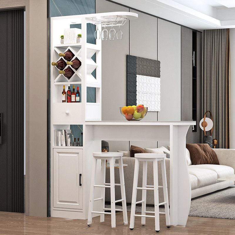 Moderne en eigentijdse speciale houten barhoogtetafel voor de woonkamer