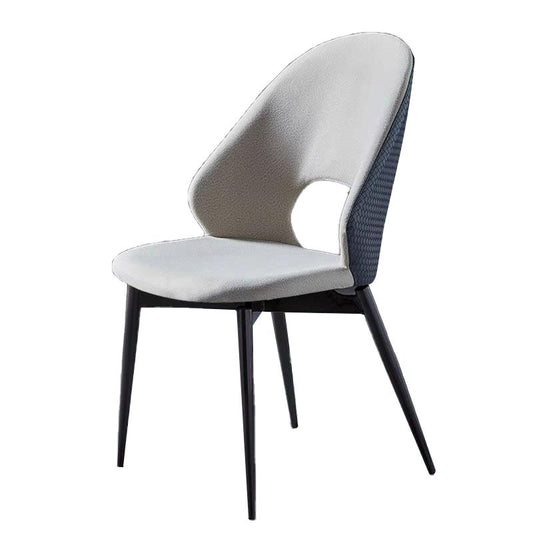 Upholstered Armless Dining Chairs Open Back Dining Side Chair