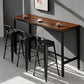 Industrial Footrest Iron Bar Stool Coffee Shop Square Counter Stools Clearhalo 'Bar Furniture' 'Bar Stools' 'bar_stools' 'Furniture' 'furniture_bar_stools' 'Kitchen & Dining Furniture' 1200x1200_37ff755f-a2e6-4d89-b2b8-ad0cc71698e3