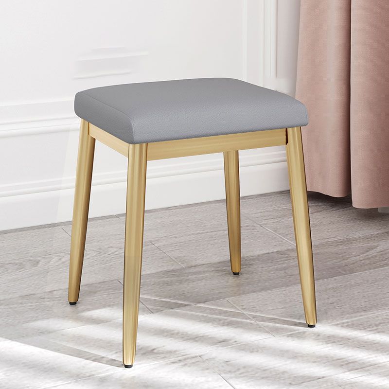 Modern Grey Standard Leather Solid Color Rectangle Indoor Standard Clearhalo 'furn' 'furn_ottomans_poufs' 'Furniture' 'Living Room Furniture' 'Ottomans & Poufs' 'ottomans_poufs' 1200x1200_37fff6c8-792b-4b43-ae27-e345a1bb40ac