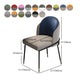 Glam Metal Dining Chair Upholstered Dining Side Armless Chair for Restaurant Use Clearhalo ' kitchen&dining_furn' 'Dining Chairs' 'Dining Tables & Seating' 'dining_chair' 'furn' 'furn_dining_chair' 'Furniture' 'furniture_dining_chair' 'Kitchen & Dining Furniture' 'kitchen' 1200x1200_3802cf82-aa8b-4d5d-8993-1a0150dbdad3