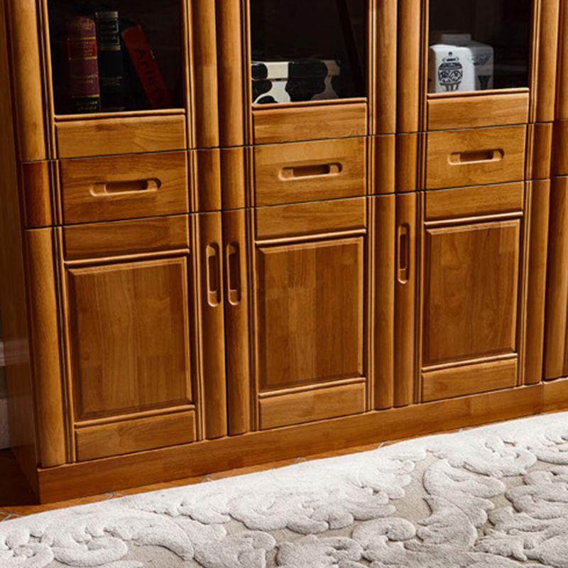 78.74"H Bookcase Contemporary Style Bookshelf with Doors for Home Office Clearhalo 'Bookcases' 'furn' 'furn_bookcases' 'Furniture' 'furniture_bookcases' 'Office Furniture' 1200x1200_3802d6f8-a65b-4274-a852-221489c7cdc9