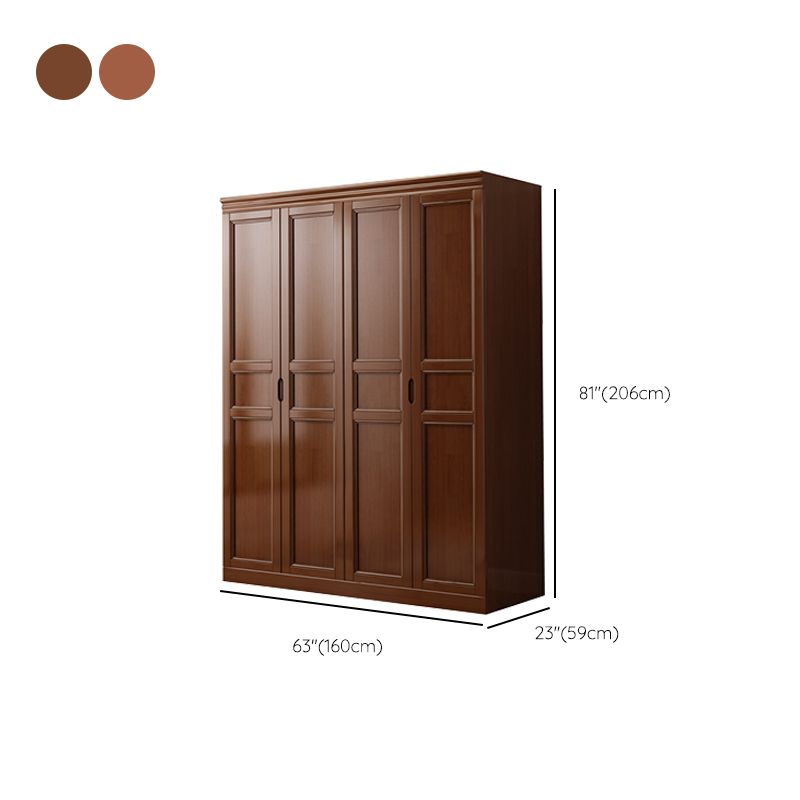 Matte Finish Rubberwood Cabinet Traditional Bedroom Storage Cabinet Clearhalo 'Armoires & Wardrobes' 'armoires_wardrobes' 'Bedroom Furniture' 'furn' 'furn_armoires_wardrobes' 'Furniture' 1200x1200_380323cd-51f8-415b-b0b8-453e58f9431a