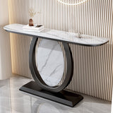 Tavolino console di accento console contemporanea mezza luna