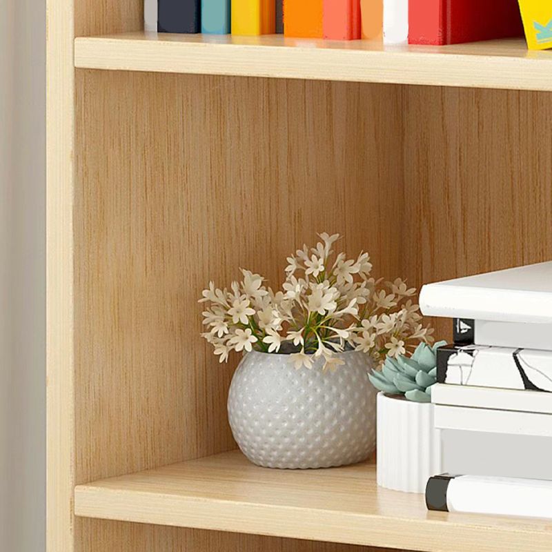 モダンなスタイルクローズバック標準本棚エンジニアリングされたベッドルーム用の木製本棚