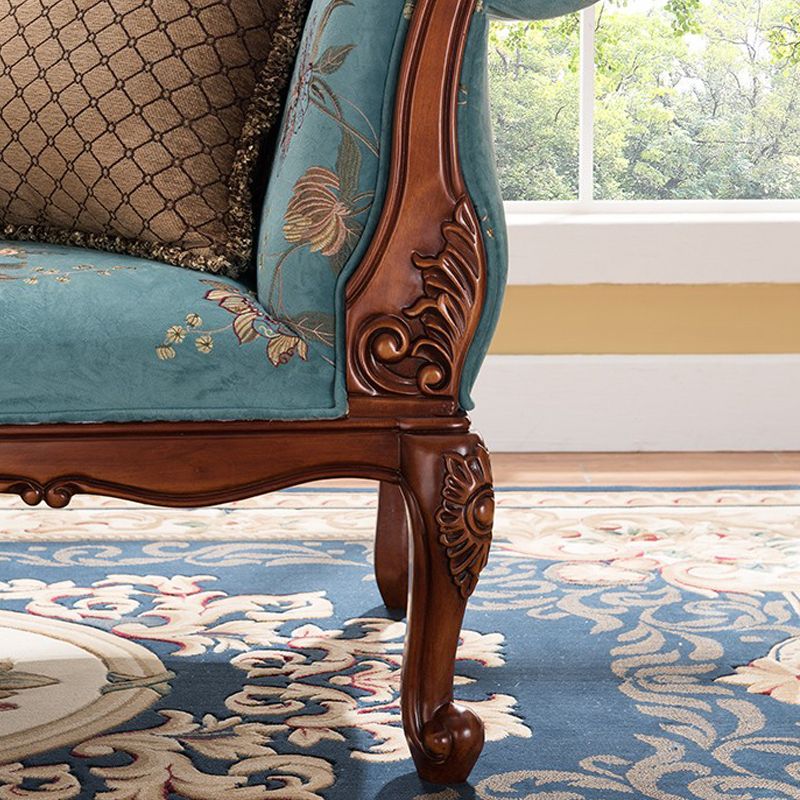 Upholstered Chaise Lounge Couch One Armed Lounge Solid Wood Chair Clearhalo 'Chairs & Seating' 'Chaise Lounge' 'chaise_lounge' 'furn' 'furn_chaise_lounge' 'Furniture' 'Living Room Furniture' 1200x1200_3807c323-77ec-4ec3-a44c-47331f0c6b0e