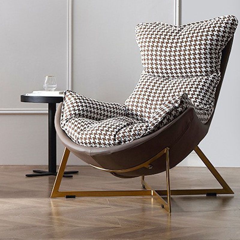 Faux Leather Accent Chair Armless Chair for Living Room, 29.52" Wide Clearhalo 'Accent Chairs' 'accent_chairs' 'Chairs & Seating' 'furn' 'furn_accent_chairs' 'Furniture' 'Living Room Furniture' 1200x1200_38096827-68d1-4ad4-9c85-9ae05a5596c7