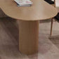 Solid Wood Contemporary Free Form Dining Table Pine Wood Top Table with 3 Legs