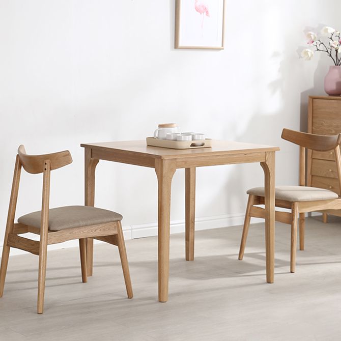 Square Industrial Dining Table Wood Color Fixed Table with White Oakwood Clearhalo ' dining_table' 'Dining Tables & Seating' 'Dining Tables' 'furn' 'furn_dining_table' 'Furniture' 'furniture_dining_table' 'Kitchen & Dining Furniture' 'kitchen&dining_furn' 'kitchen' 'kitchen_dining_table' 1200x1200_380dfb8e-98cc-417e-aa21-14165dad6d04