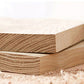 Solid Wood 4 Legs Coffee Table Nordic 17.7" High Cocktail Table