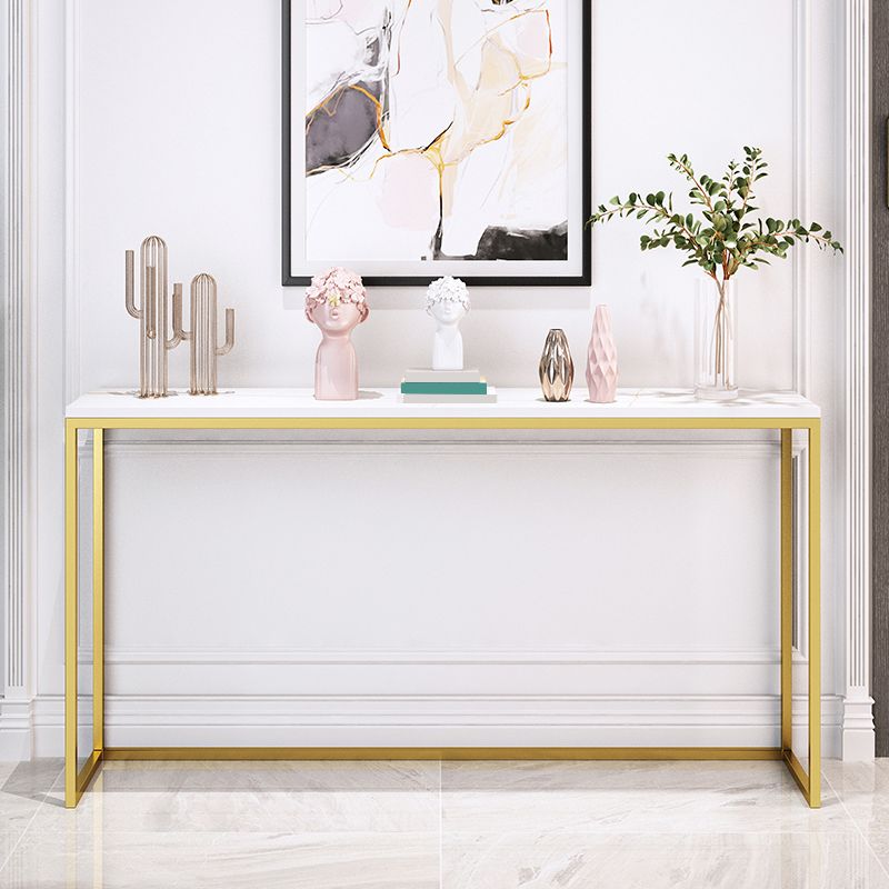29,53 "tavolo da consolle glam alto tavolo resistente alle macchie con 1 scaffale