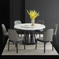 Round Dining Site Table Simplicity Style Marble Furniture with Pedestal Base Clearhalo ' dining_table' 'Dining Tables & Seating' 'Dining Tables' 'furn' 'furn_dining_table' 'Furniture' 'furniture_dining_table' 'Kitchen & Dining Furniture' 'kitchen&dining_furn' 'kitchen' 'kitchen_dining_table' 1200x1200_3810d9da-4cbc-4fdc-9164-dd450b4aed83