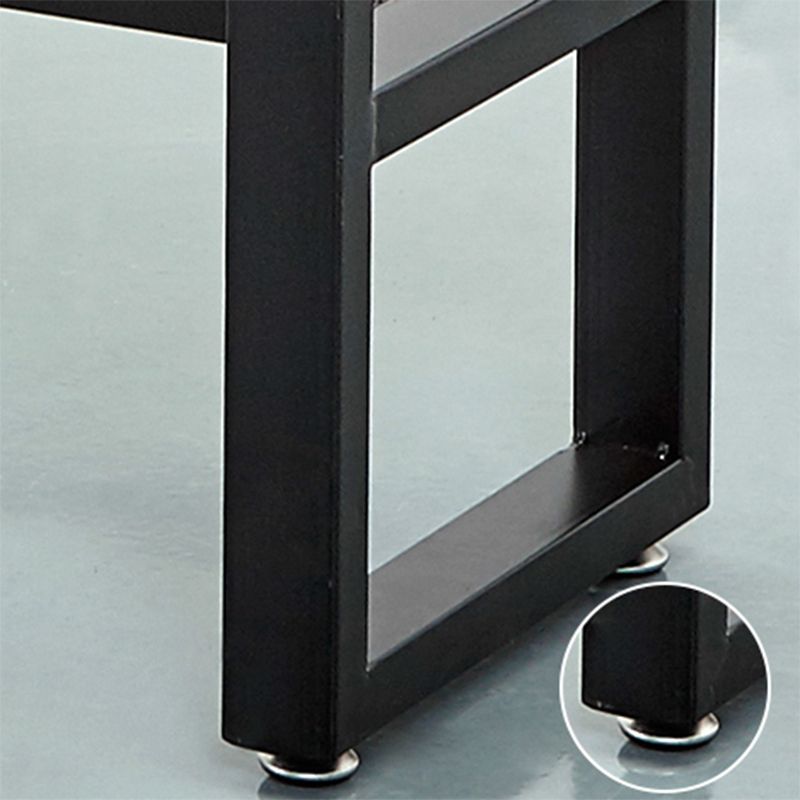 Mesa de barra de madera maciza rectángulo Juego de mesa industrial 1/5/6 Piezas de mostrador con heces