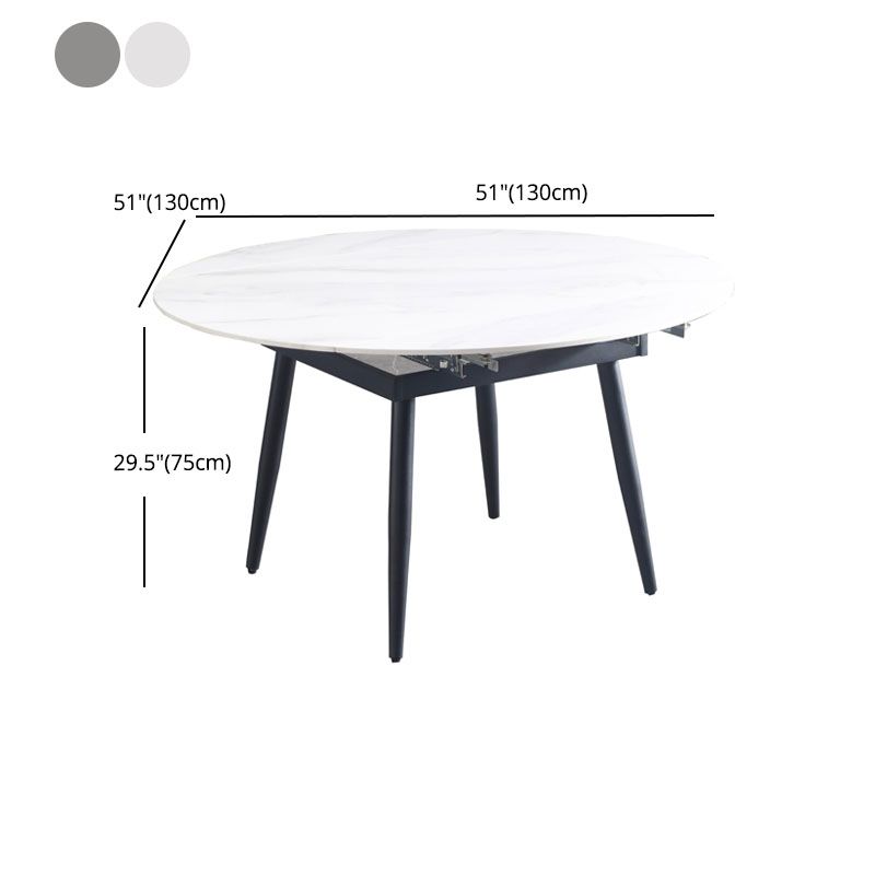 Modern Style 1/2/5/6/7 Pieces Dining Room Set Round Dining Table Set Clearhalo 'Dining Room Sets' 'Dining Tables & Seating' 'dining_room_set' 'furn' 'furn_dining_room_set' 'Furniture' 'furniture_dining_room_set' 'Kitchen & Dining Furniture' 1200x1200_381278bd-77be-4aae-b065-f3538db5eb56