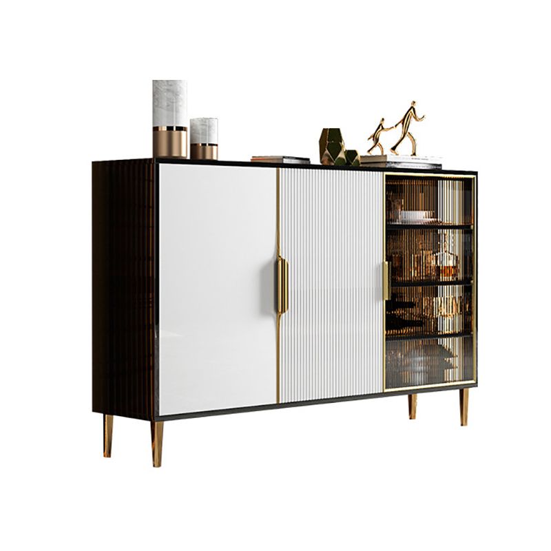 Server da pranzo in stile moderno 38 pollici Server a buffet in legno artificiale per cucina