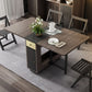 Rectangle Wooden Dining Table Mid-Century Drop Leaf Dining Table Clearhalo ' dining_table' 'Dining Tables & Seating' 'Dining Tables' 'furn' 'furn_dining_table' 'Furniture' 'furniture_dining_table' 'Kitchen & Dining Furniture' 'kitchen&dining_furn' 'kitchen' 'kitchen_dining_table' 1200x1200_38168692-8089-47cf-bd7b-ed578393eaaf