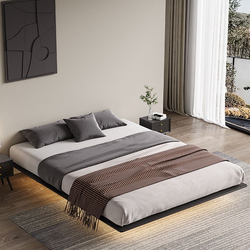 Cadre de plate-forme moderne de 85,43 pouces de large lit au milieu du siècle