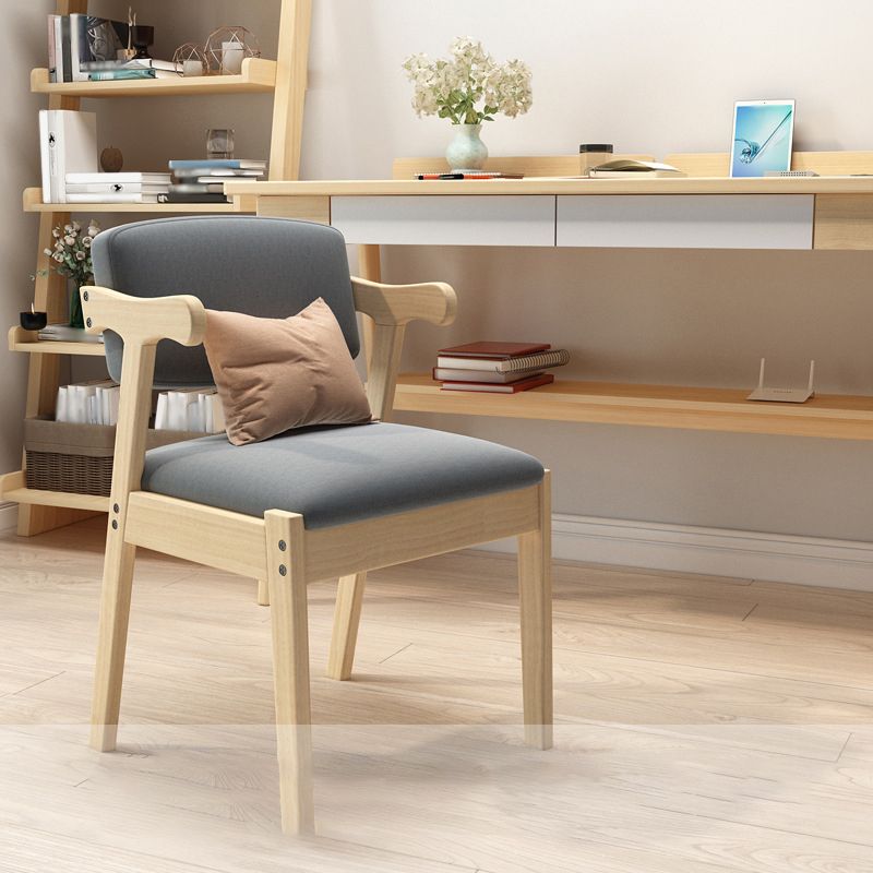 Contemporary Wood Indoor-Outdoor Room Armchair Open Back Chair Clearhalo ' kitchen&dining_furn' 'Dining Chairs' 'Dining Tables & Seating' 'dining_chair' 'furn' 'furn_dining_chair' 'Furniture' 'furniture_dining_chair' 'Kitchen & Dining Furniture' 'kitchen' 1200x1200_3816f7a7-f931-4758-8603-53974016134a