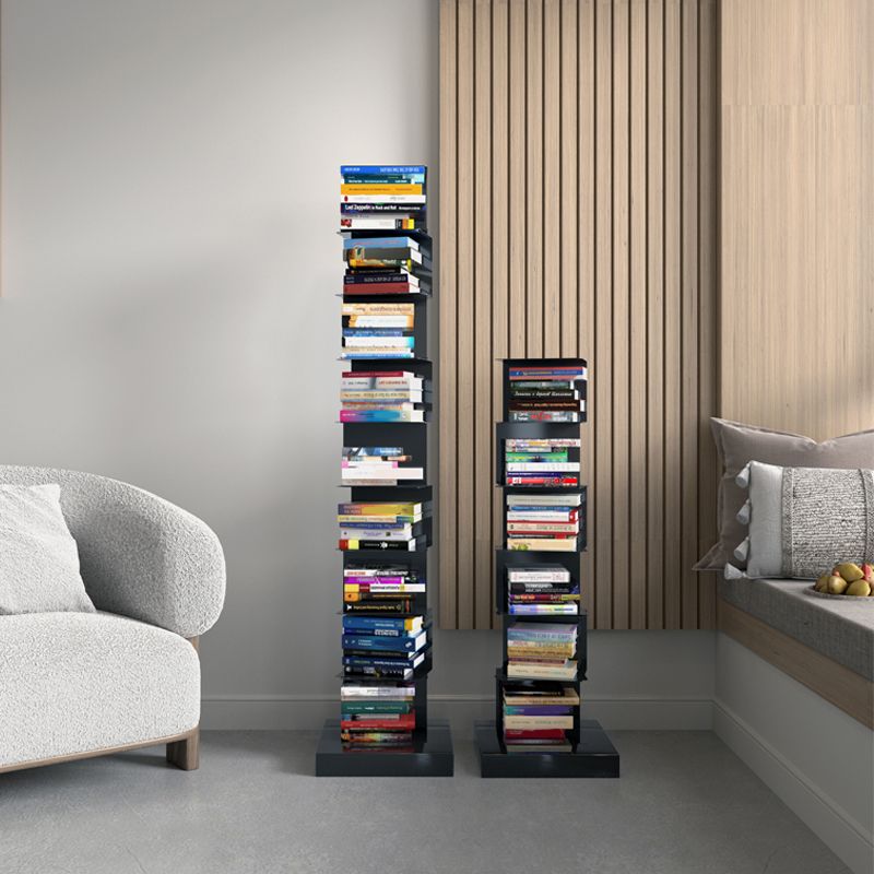 Closed Back Bookshelf Contemporary Style Vertical Bookcase for Home Office Clearhalo 'Bookcases' 'furn' 'furn_bookcases' 'Furniture' 'furniture_bookcases' 'kitchen' 'kitchen_bookcases' 'Living Room Furniture' 'Office Furniture' 1200x1200_381b3b77-fb27-4e41-874a-ce4f2161556e