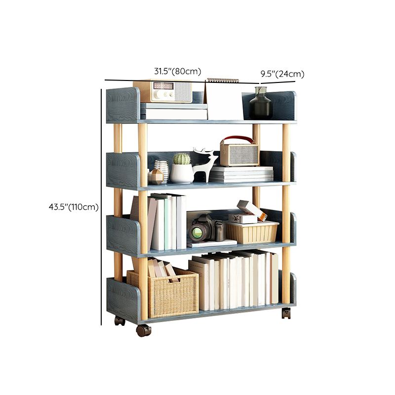 Abierta la estantería estándar de la estantería escandinava con estantes