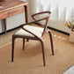 Modern Simple Side Chair Wooden Base Side Dining Chair for Living Room