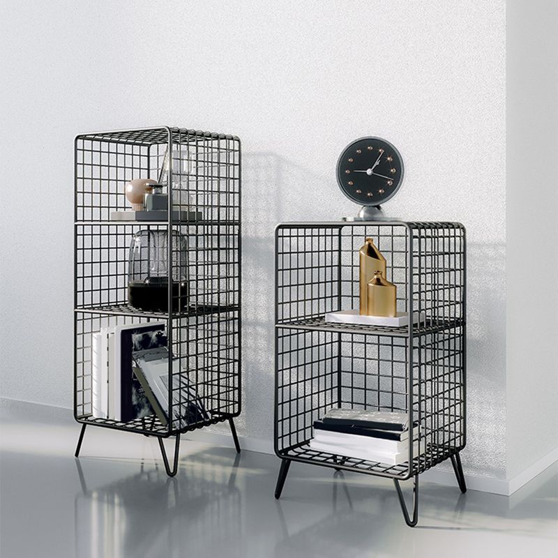 Glam Shelf Bookcase Metal Closed Back Book Shelf for Home Office Clearhalo 'Bookcases' 'furn' 'furn_bookcases' 'Furniture' 'Office Furniture' 1200x1200_38239f22-e34b-488b-81c7-d76548804329