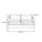 Faux Leather 35.43" High Loveseat Stain Resistant 3-Seater Cushions Sofa Clearhalo 'furn' 'furn_sofas' 'Furniture' 'furniture_sofas' 'kitchen' 'kitchen_sofas' 'Living Room Furniture' 'Sofa' 'sofas' 1200x1200_38248546-b090-476e-ada3-7ea4fc085705