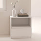 Modern White/Natural Chest with Wooden Drawers Rectangle Chest Clearhalo 'Cabinets & Chests' 'cabinets_chests' 'furn' 'furn_cabinets_chests' 'Furniture' 'Living Room Furniture' 1200x1200_3826bf8c-d4a3-4df1-be91-21f9dae71a19