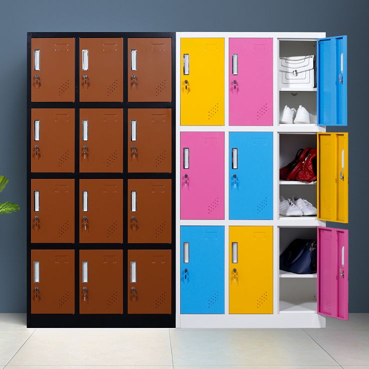Modern Hinged Door Storage Cabinet Matte Finish Cabinet for Home Clearhalo 'Armoires & Wardrobes' 'armoires_wardrobes' 'Bedroom Furniture' 'furn' 'furn_armoires_wardrobes' 'Furniture' 1200x1200_382950e9-976b-4886-99ee-23053fbe4c42