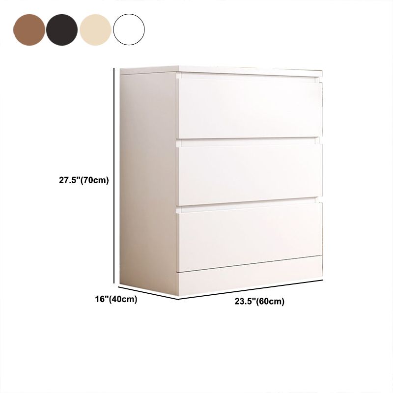 Coffre vertical contemporain en bois avec tiroirs pour la maison/bureau