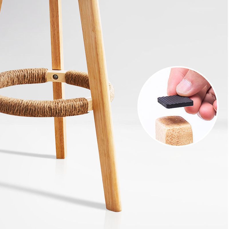 Contemporary Matte Finish Upholstered Bar Stools Restaurant Footrest Stool Clearhalo 'Bar Furniture' 'Bar Stools' 'bar_stools' 'furn' 'furn_bar_stools' 'Furniture' 'furniture_bar_stools' 'Kitchen & Dining Furniture' 1200x1200_382c7d48-2e41-4e2b-a568-4da3680c9afe