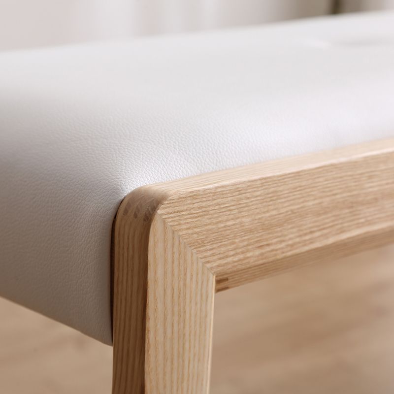 Wooden Bench Mid-Century Modern Solid Wood Seating Bench for Dining Room Clearhalo 'Benches' 'Chairs & Seating' 'furn' 'furn_benches' 'Furniture' 'Living Room Furniture' 1200x1200_382e88fc-2e6a-4ed5-8cb1-a41688e00ba5