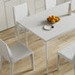 Modern Style Dining Table Sintered Stone Rectangle 4 Legs Table Clearhalo 'Dining Tables & Seating' 'Dining Tables' 'dining_table' 'furn' 'furn_dining_table' 'Furniture' 'Kitchen & Dining Furniture' 1200x1200_383154eb-e40e-4f1d-b639-5c2390138668