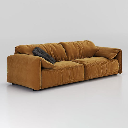 Stain-Resistant Faux Leather Sofa 2-seater Pillow Top Arm Couch Clearhalo 'furn' 'furn_sofas' 'Furniture' 'furniture_sofas' 'Living Room Furniture' 'Sofa' 'sofas' 1200x1200_3831dd93-5710-4742-9063-27acdf48deee