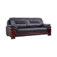 Modern Leather Sofa 34.65" Wide Pillow Top Arm in Black for Living Room Clearhalo 'furn' 'furn_sofas' 'Furniture' 'Living Room Furniture' 'Sofa' 'sofas' 1200x1200_3832a5bd-b39c-434d-b9fb-35c4ec31279a