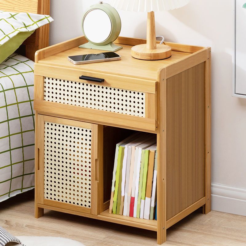 Contemporary Night Table Open Storage Accent Table Nightstand for Home Clearhalo 'Bedroom Furniture' 'furn' 'furn_night_stand' 'Furniture' 'night_stand' 'Nightstands' 1200x1200_3834828b-362f-497d-a372-25433c526c2b