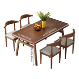 Modern Style Solid Wood Top Dining Furniture Set with Rectangle Shape Dining Table Furniture Clearhalo 'Dining Room Sets' 'Dining Tables & Seating' 'dining_room_set' 'furn' 'furn_dining_room_set' 'Furniture' 'furniture_dining_room_set' 'Kitchen & Dining Furniture' 'kitchen&dining_furn' 'kitchen' 1200x1200_383894f9-4fdb-42a5-9624-dea7dcec11e0