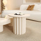 Contemporary Cocktail Table White Wooden Coffee Cocktail Table